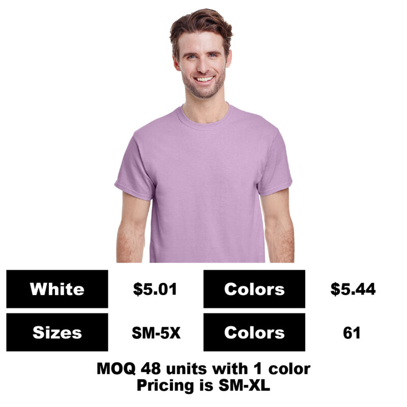 G2000-P - 6.0 oz Cotton Pocket T-Shirt